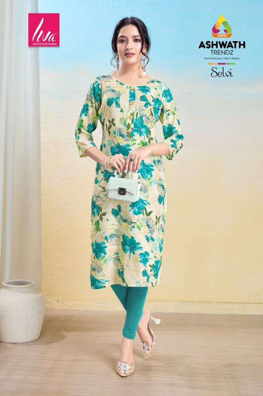 ASHWATH SELVI VOL 5 TRENDY WHOLESALE KURTIS ONLINE