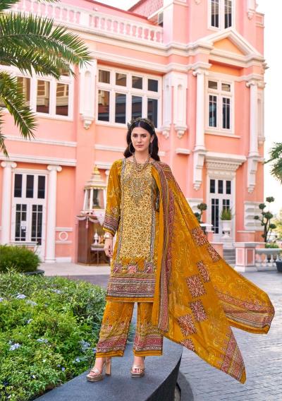 BELLIZA MARHABA TOP PLAZZO DUPATTA SET WHOLESALE LADIES DRESS MATERIAL IN INDIA