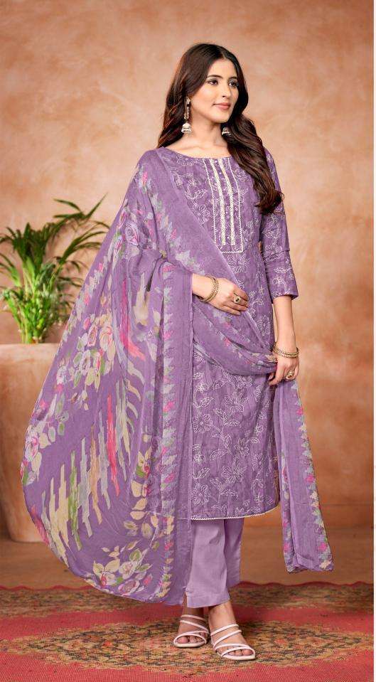 BIPSON KIA CARNIVAL -3081 COTTON PRINT DRESS MATERIAL WHOLESALE IN INDIA