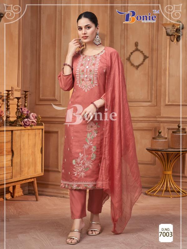 BONIE CHAVI VOL 7 ROMAN KURTI PANT DUPATTA SET BUY DIRECT FROM MANUFACTURER