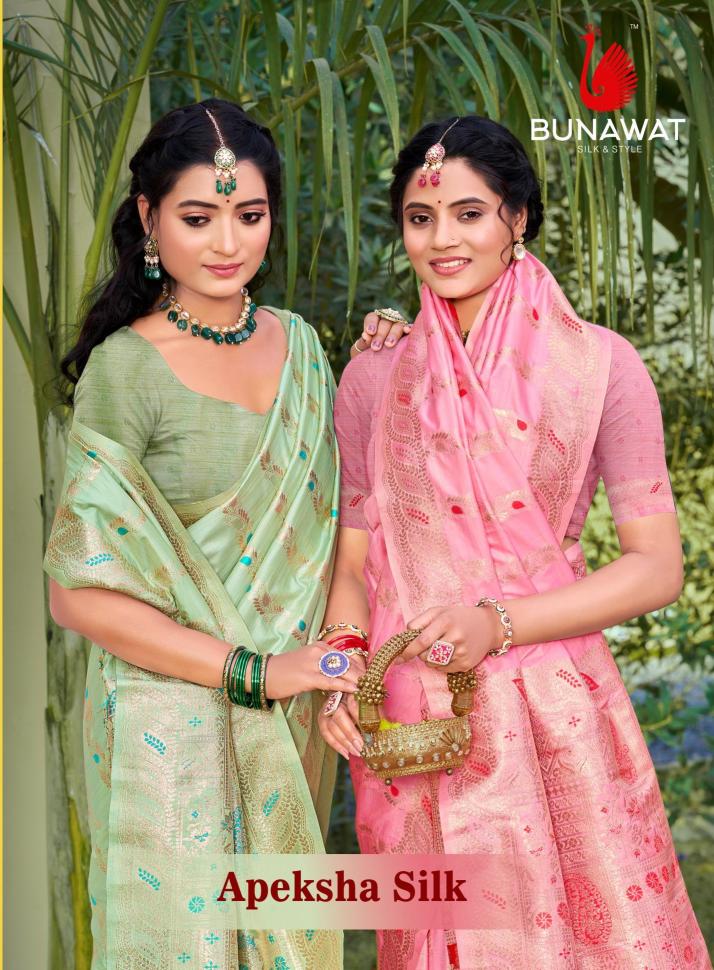 Bunawat Apeksha Silk Festival Wear Latest Designer Silk Sarees Collection