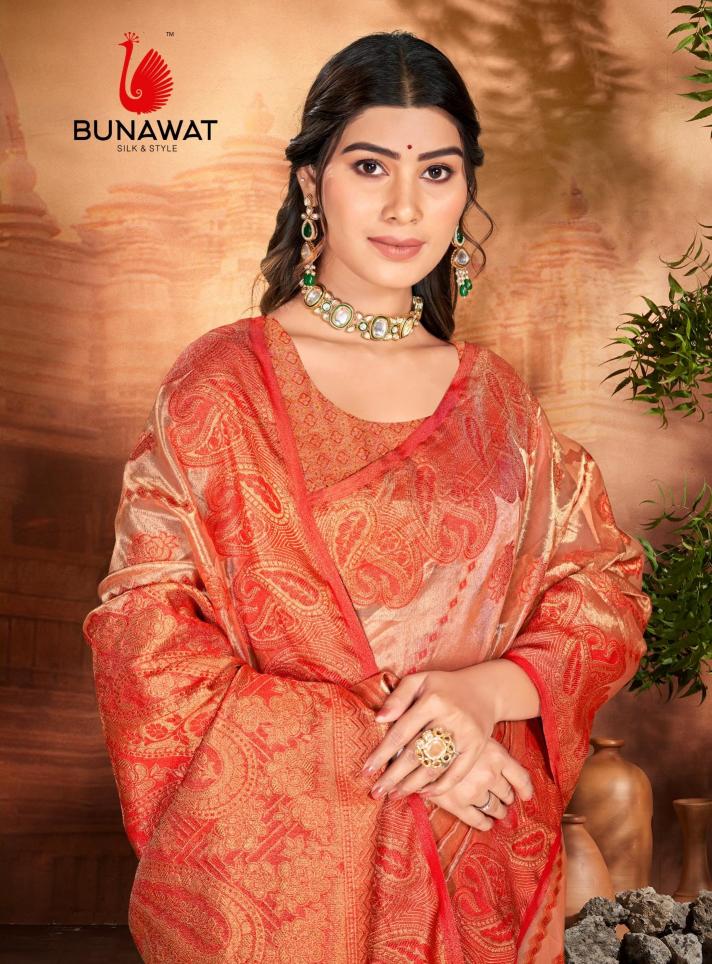 Bunawat Cindrella Vol-7 Latest Designer Organza Sarees Collection