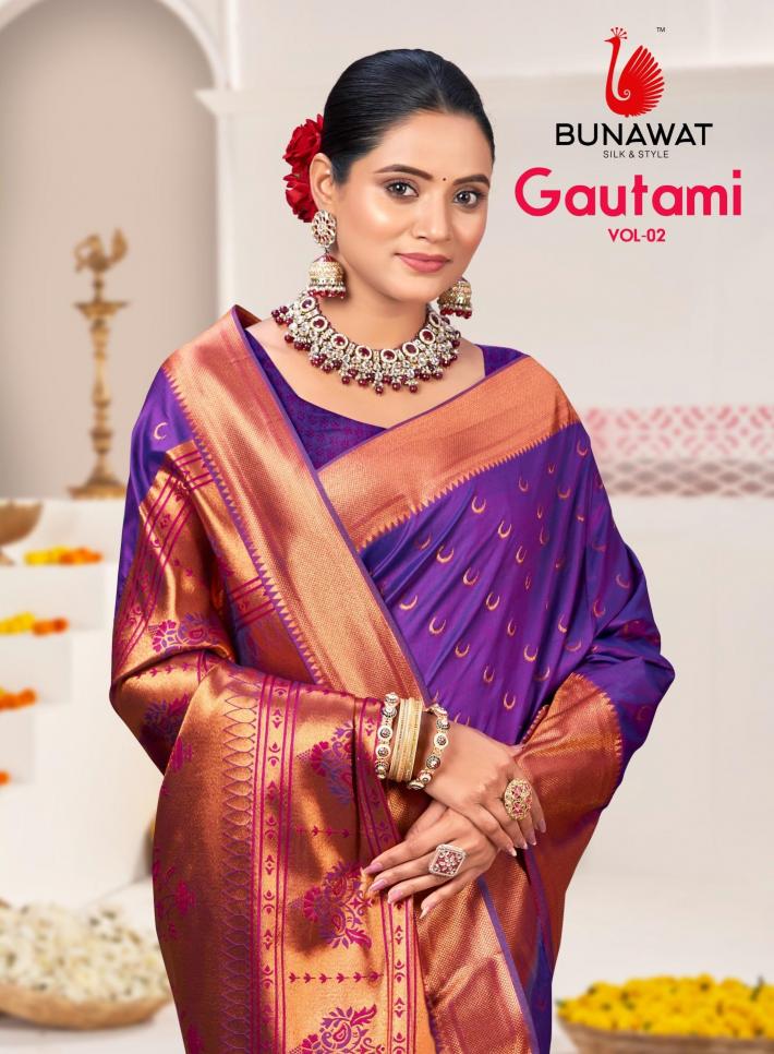 Bunawat Gautami Vol-2 Party Wear New Designer Silk Sarees Collection