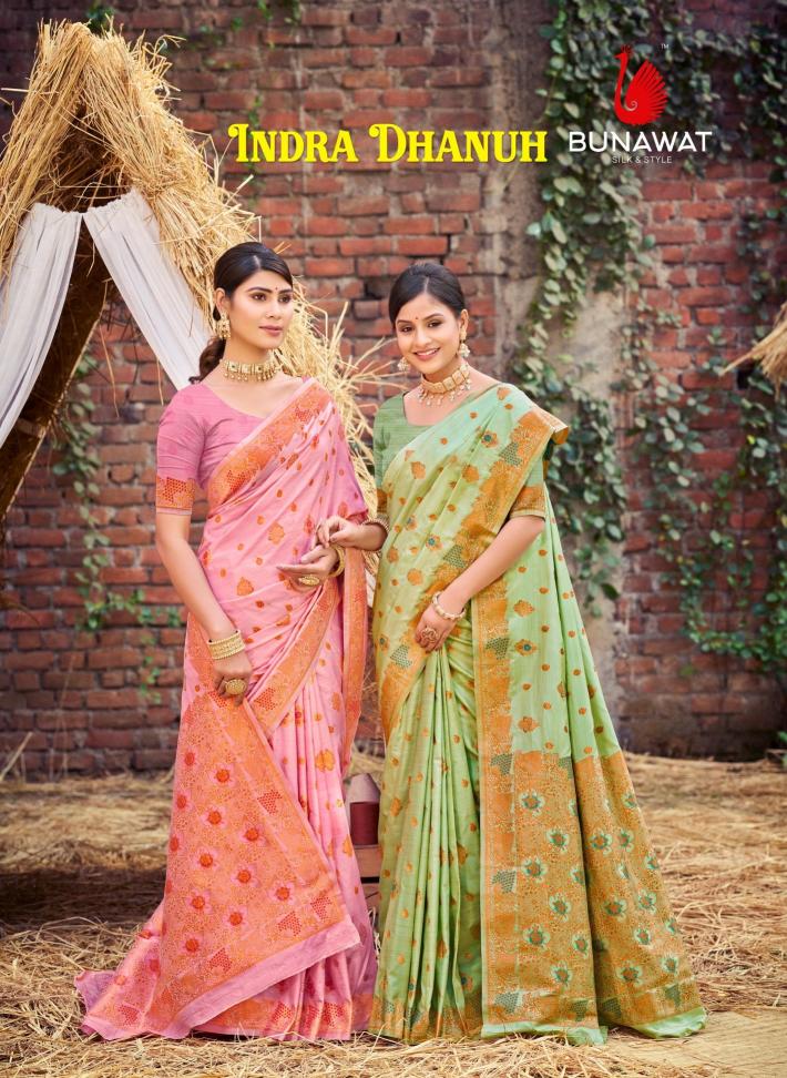 Bunawat Indra Dhanush Latest Designer Festival Wear Sarees Collection