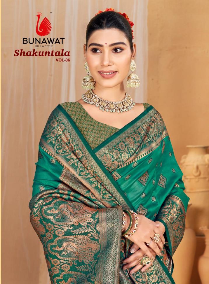 Bunawat Shakuntala Vol-6 Traditional Wear Fancy Silk Sarees Collection