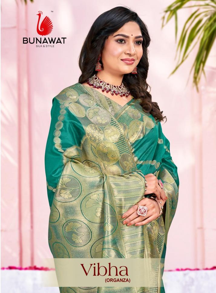 Bunawat Vibha Vol-1 Latest Designer Pure Organza Sarees Collection