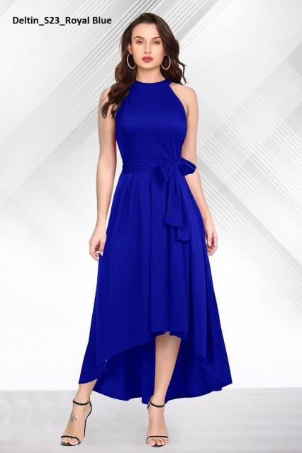 CAIRALONDON NP S23 ROYAL BLUE WESTERN DRESS WHOLESALE CLOTHES ONLINE