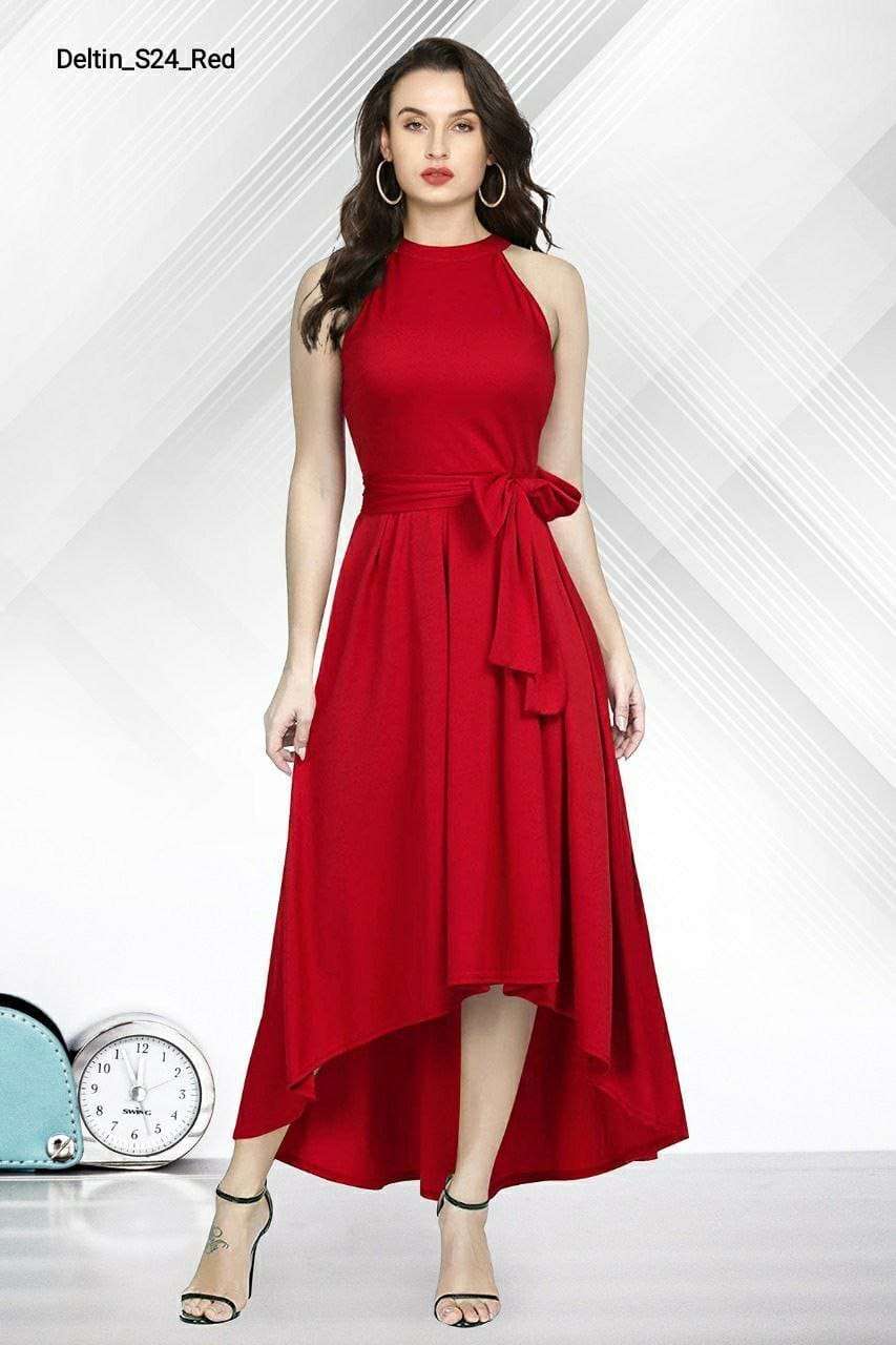 CAIRALONDON NP S24 RED WESTERN DRESS WHOLESALE ONLINE INDIA