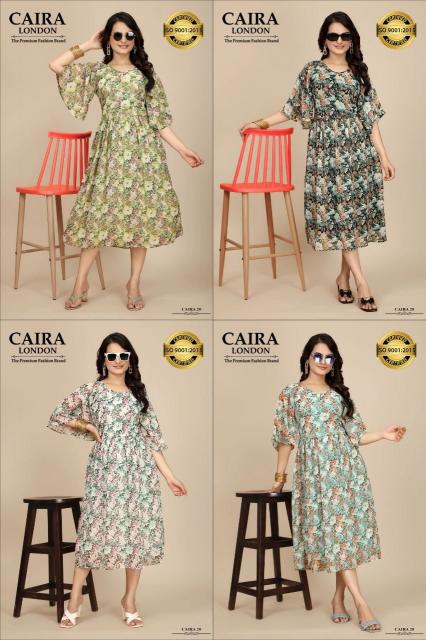 CAIRALONDON PREMIUM PRINTED GEORHETTE WESTERN DRESS WHOLESALE SHOP