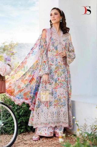 Deepsy M Print Spring Summer 25 Cotton Dupatta Salwar suit wholesale in Surat