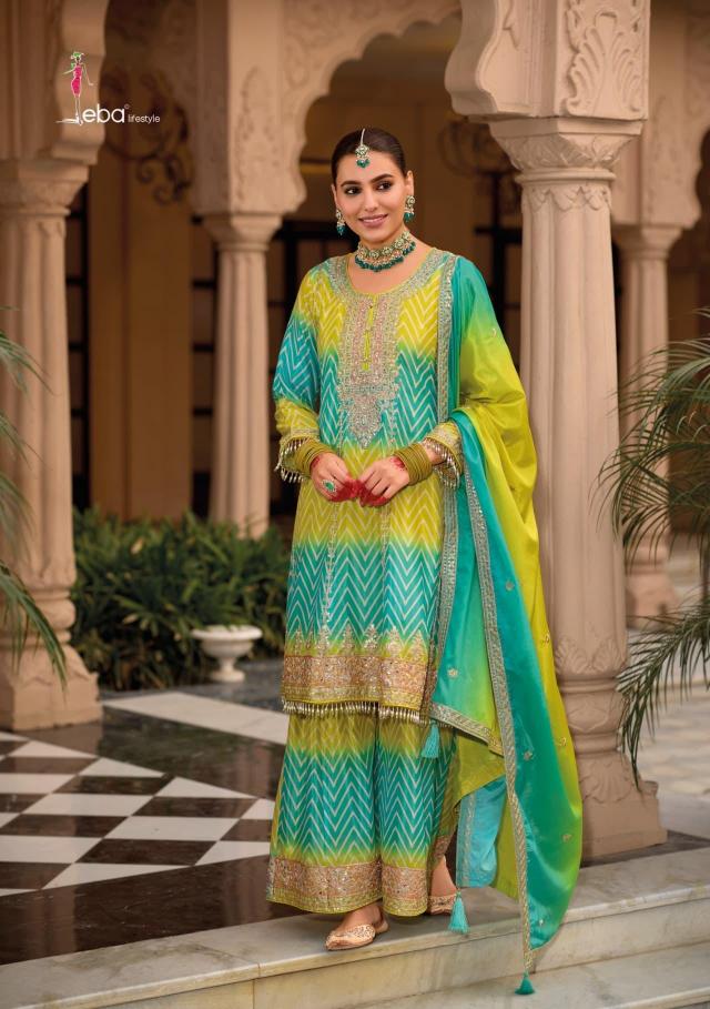 EBA LEHAR PAKISTANI THREE PIECE SALWAR KAMEEZ WHOLESALE SURAT