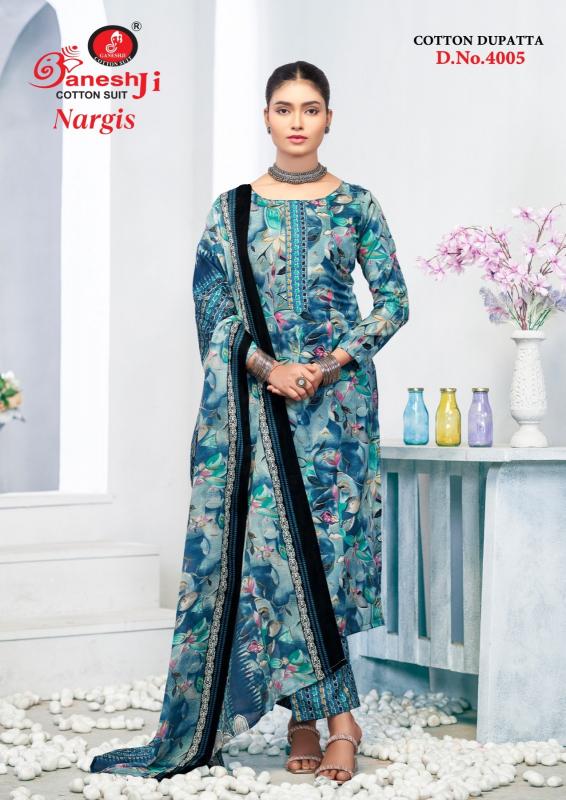 GANESHJI NARGIS VOL-04 DRESS MATERIAL WHOLESALE DEALERS IN SURAT