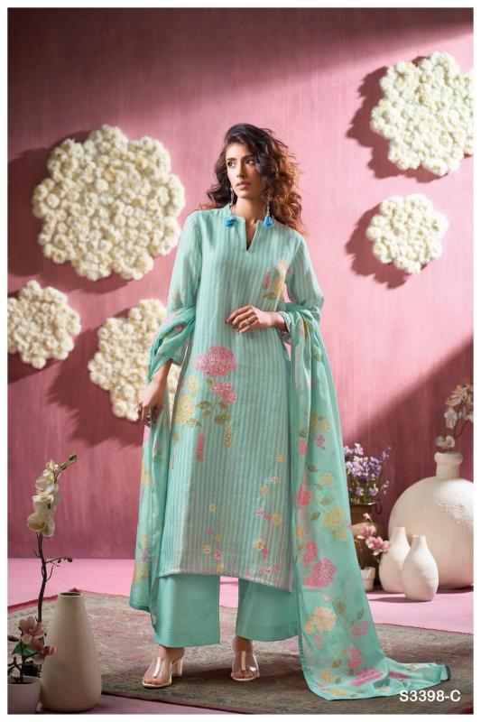 GANGA GEORGIE 3398 COTTON SALWAR KAMEEZ WHOLESALE