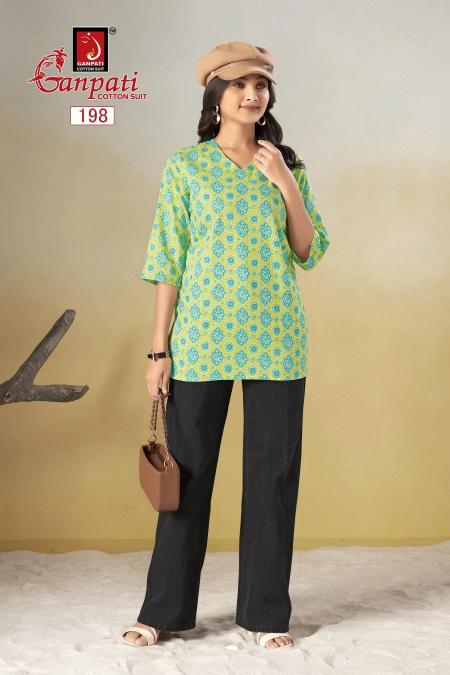 GANPATI TARANA VOL-2 COTTON SHORT TOPS AT WHOLESALE PRICE