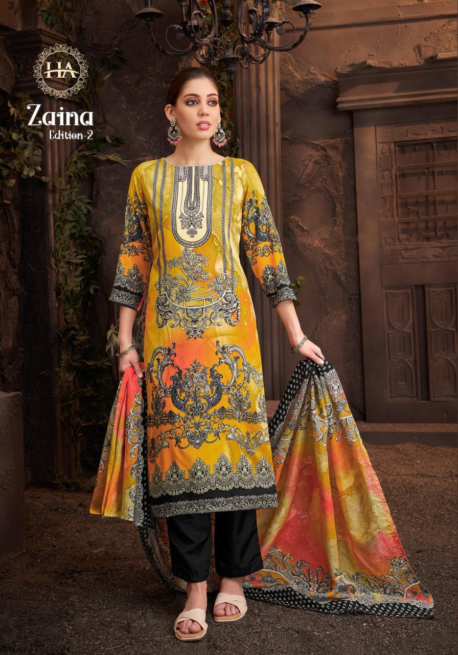 HARSHIT FASHION ZAINA-2 WHOLESALE DRESS MATERIALS ONLINE BANGALORE