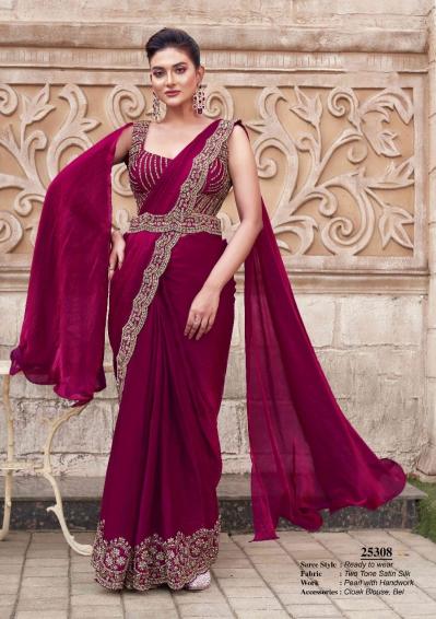 MAHOTSAV MOHMANTHAN 25300 SERIES LUNA READY TOWEAR DESIGNER SAREE COLLECTION SURAT