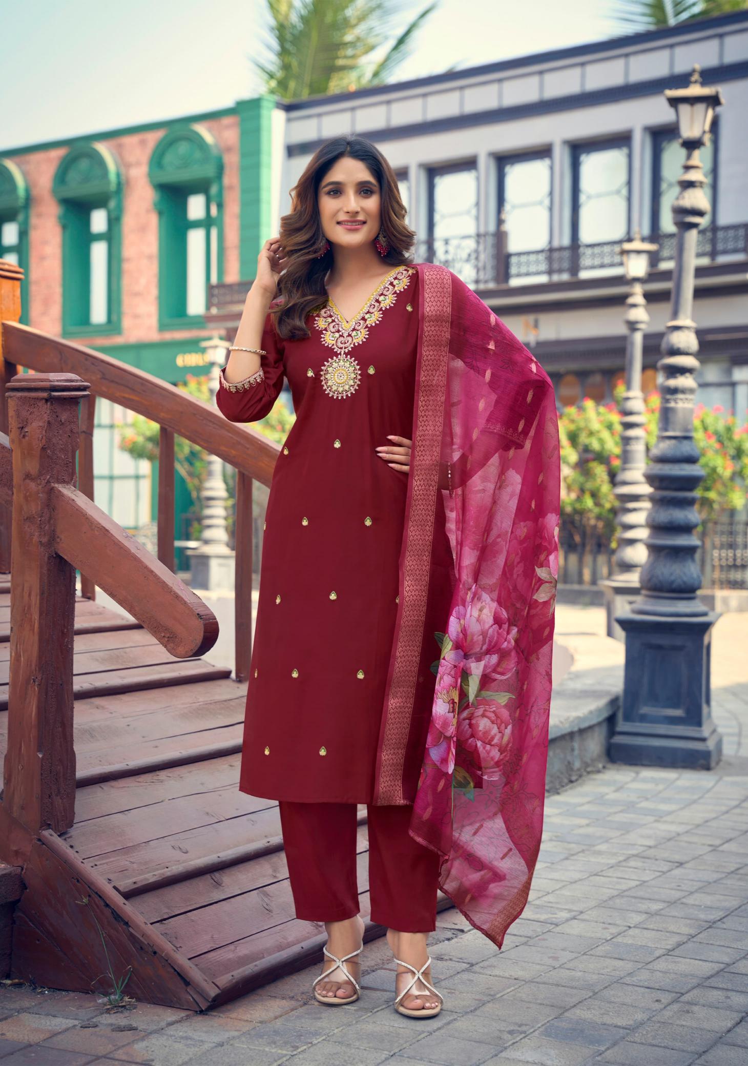 OSSM  NUSRAT VOL 02 FANCY COLLECTION KURTI MANUFACTURERS IN DELHI