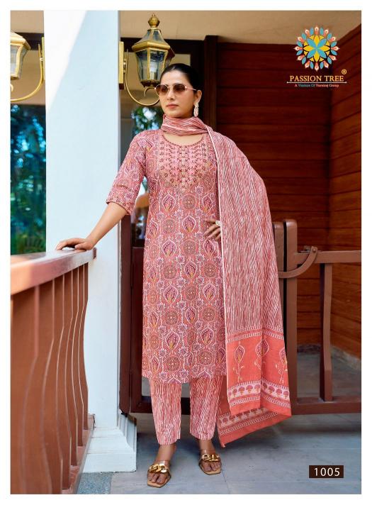 PASSION TREE PRIYANSHI VOL-1 STRAIGHT TOP WITH PANT & DUPATTA SET MANUFACTURERS INDIA