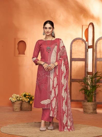 RADHIKA AZARA NOORI COTTON PRINTED DRESS MATERIAL WHOLESALE ONLINE INDIA