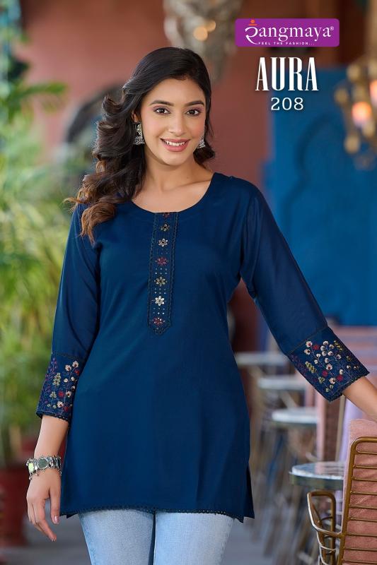 RANGMAYA AURA 2 WOMAN READYMADE KURTI WHOLES