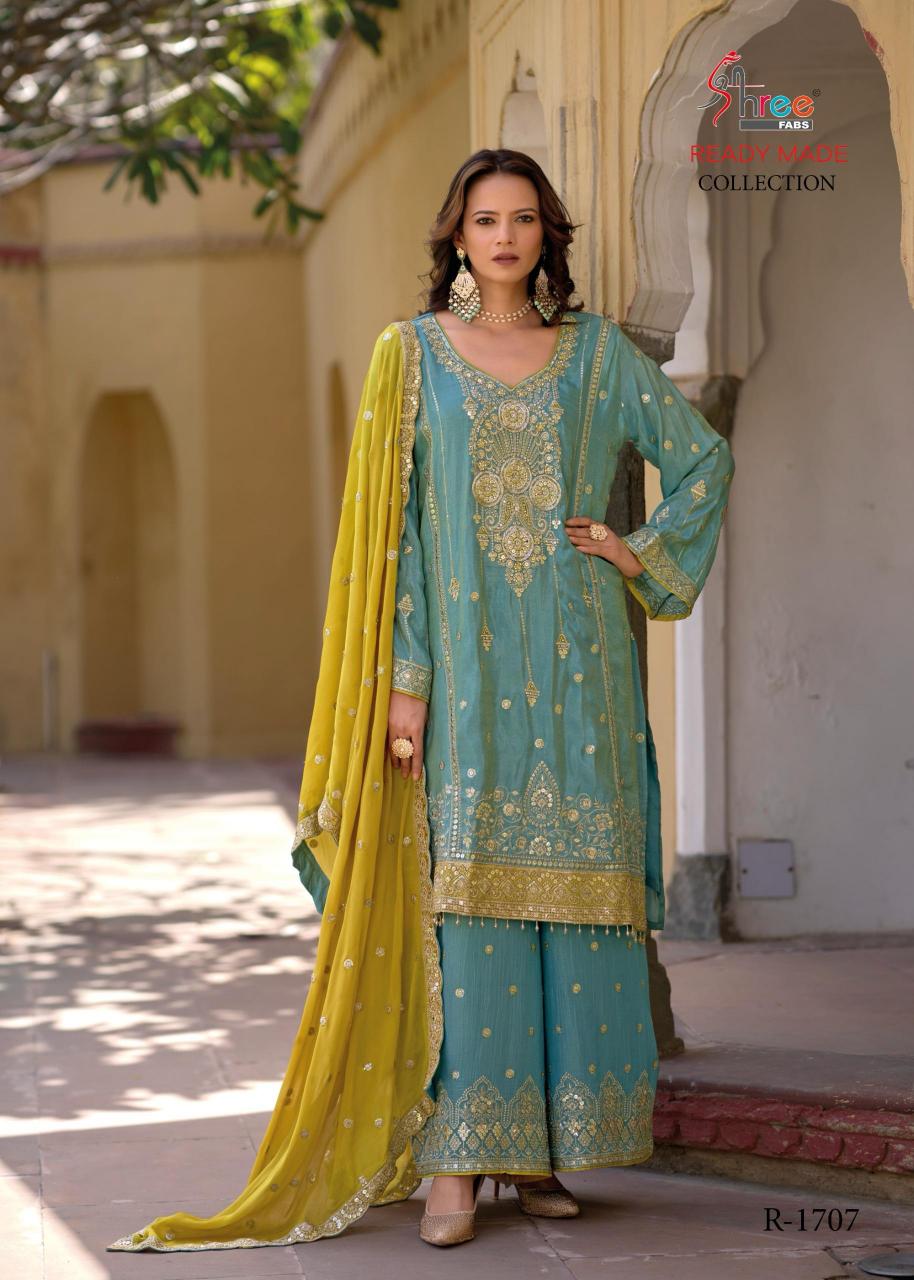 SHREE FAB R 1707 WHOLESALE SALWAR KAMEEZ ONLINE SHOPPING