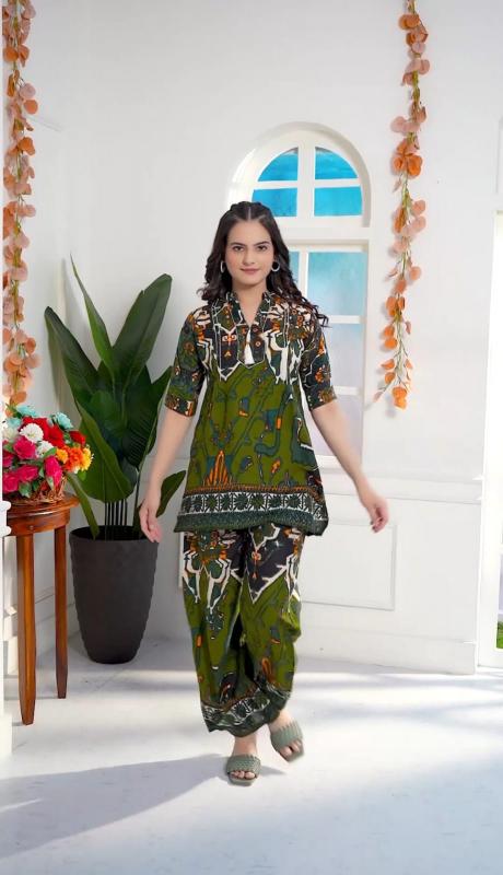 TRENDY DAILY WEAR VISCOSE CO-ORD SET KURTI FACTORY IN SURAT