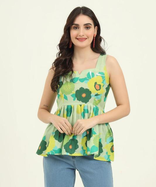 WOMAN SLIVLESS TOP FACTORY DIRECT WHOLESALE CLOTHING INDIA ONLINE