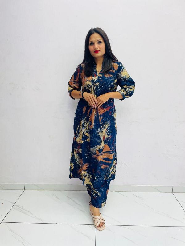 Printed reyon ladies kurti manufacturers