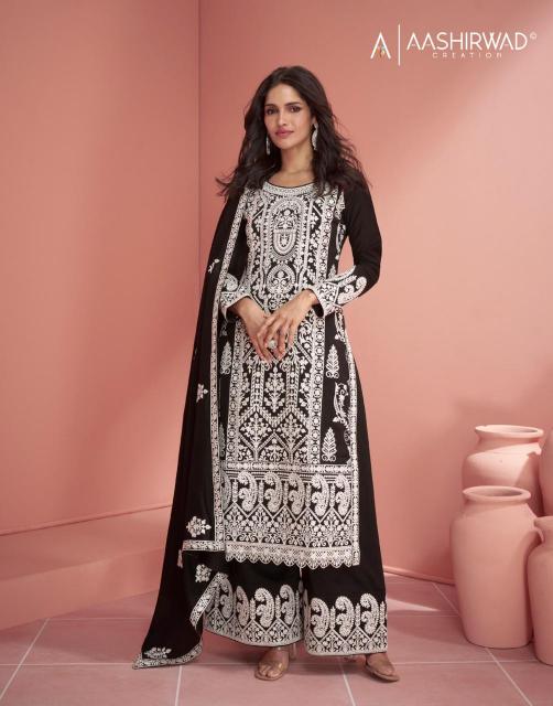 Aashirwad creation ruhani premium silk pakistani original suits wholesale in pakistan
