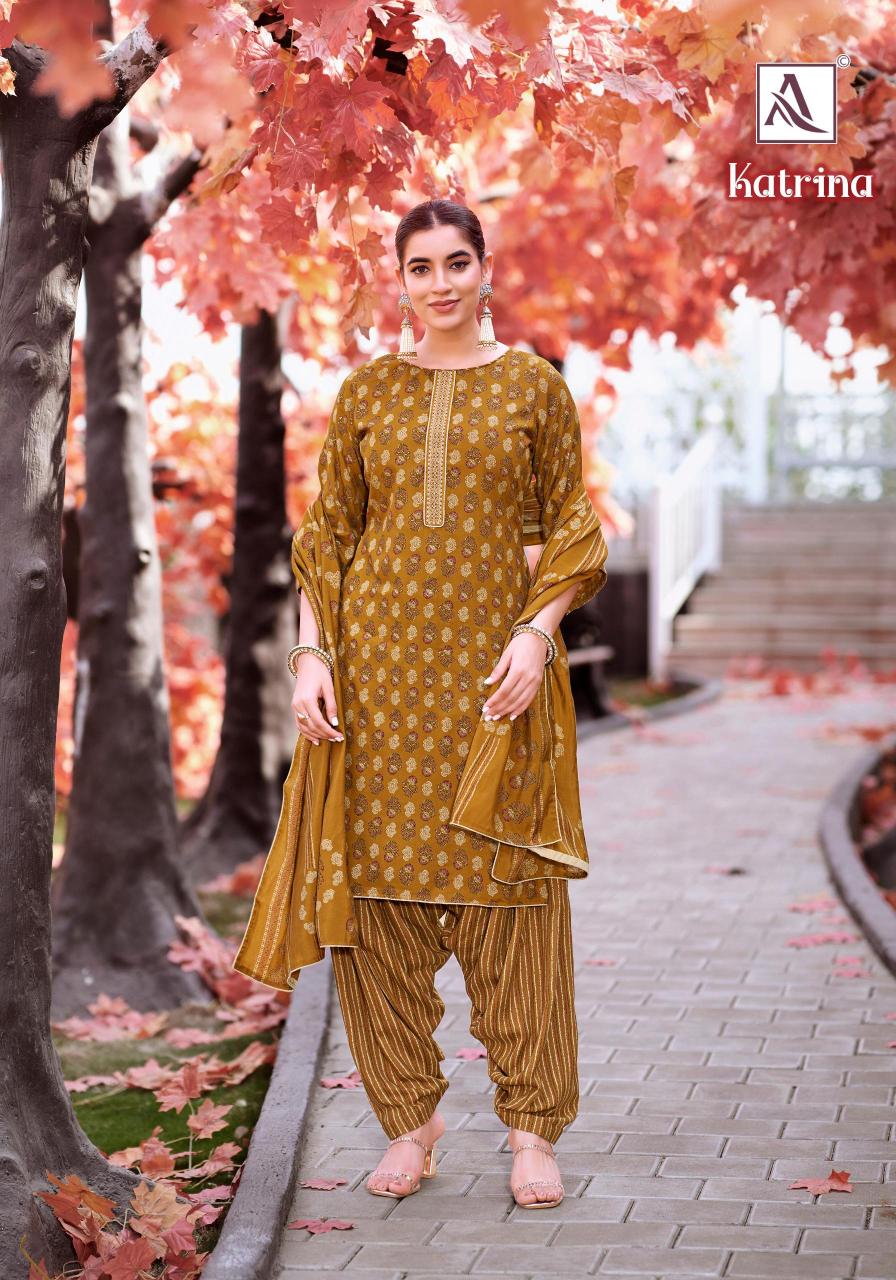 Alok suit katrina viscose reyon print wholesale market in mumbai for dress materials