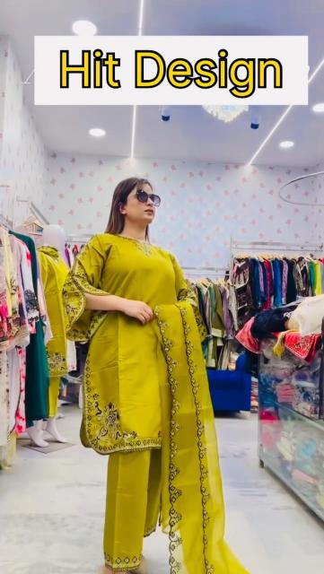 Astha roman silk top bottom dupatta branded kurtis wholesale 