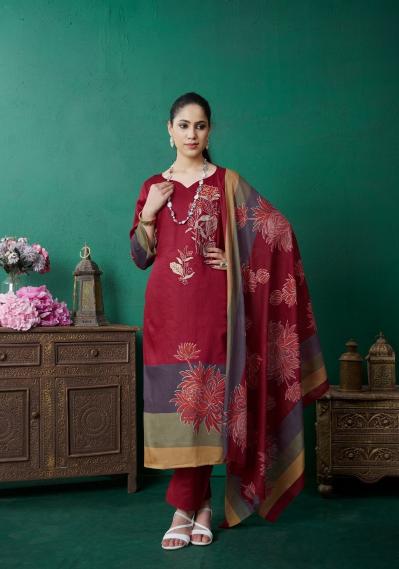 Azara mahek jaam cotton dress materials wholesale