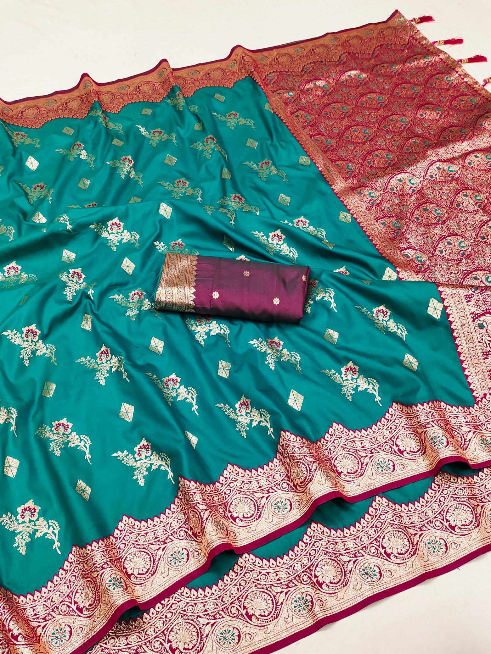 Banarasi-21 soft silk meenakari touchup wholesale saree market in surat with price