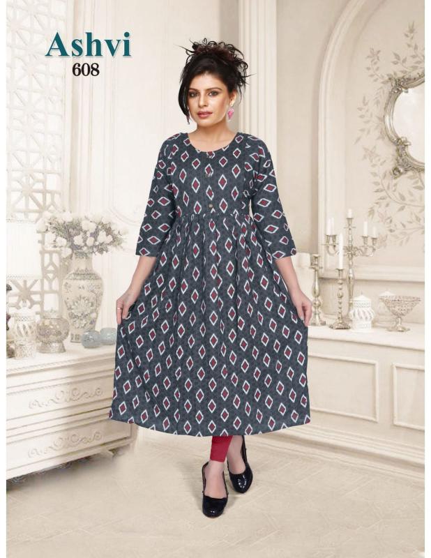Beauty queen ashvi vol 6 reyon print feeding premium kurti brands