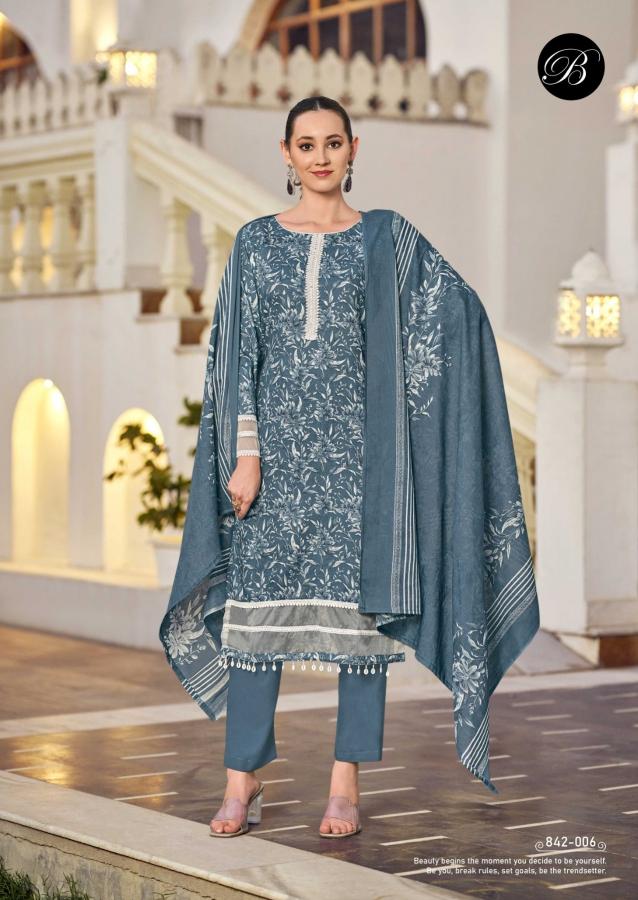 Belliza designer studio flamingo vol 2 cotton print ahmedabad dress material wholesale market