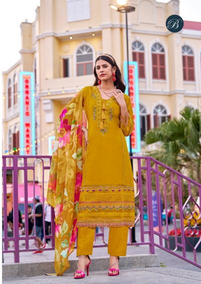 Belliza designer studio majestic roman silk wholesale dress material online