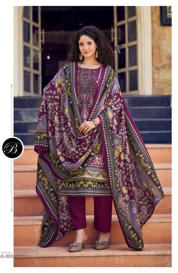 Belliza designer studio naira vol 105 cotton digital print unstitched dress material wholesale