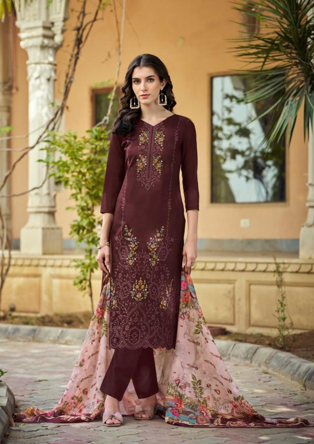 Belliza designer studio zarqash vol 5 designer pure cotton dress materials wholesale