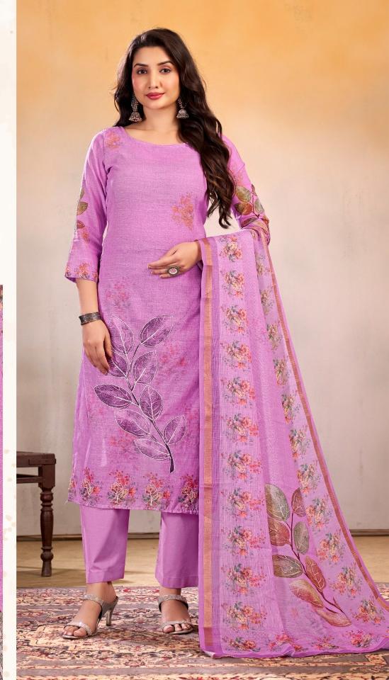 Bipson prints omega 3291 linen digital print surat wholesale market dress materials