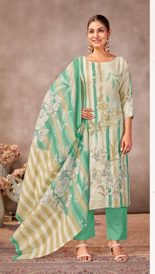 Bipson prints range rover 3211 viscose simmer print wholesale dress material online