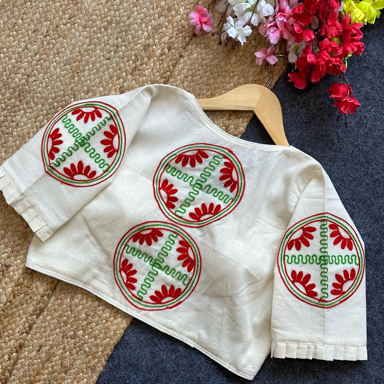 Blousewala khadi cotton blouse surat saree market