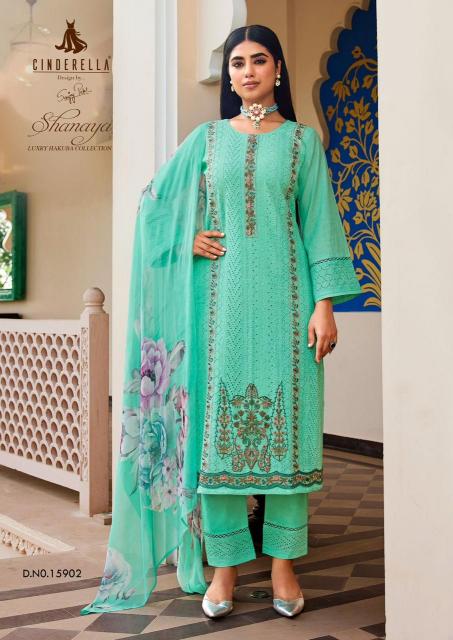 Cinderella shanaya camric cotton dress material wholesale market