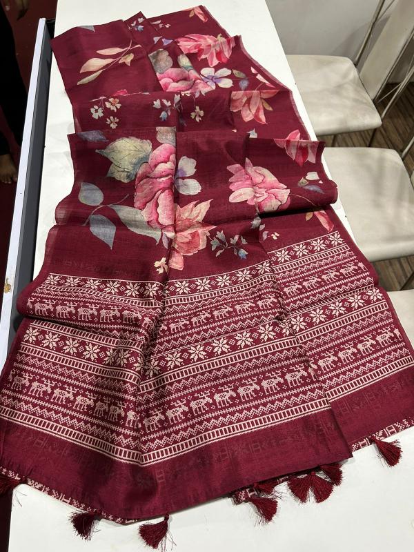 Desi soft and smooth digital print saree & blouse sarees wholesale online shopping