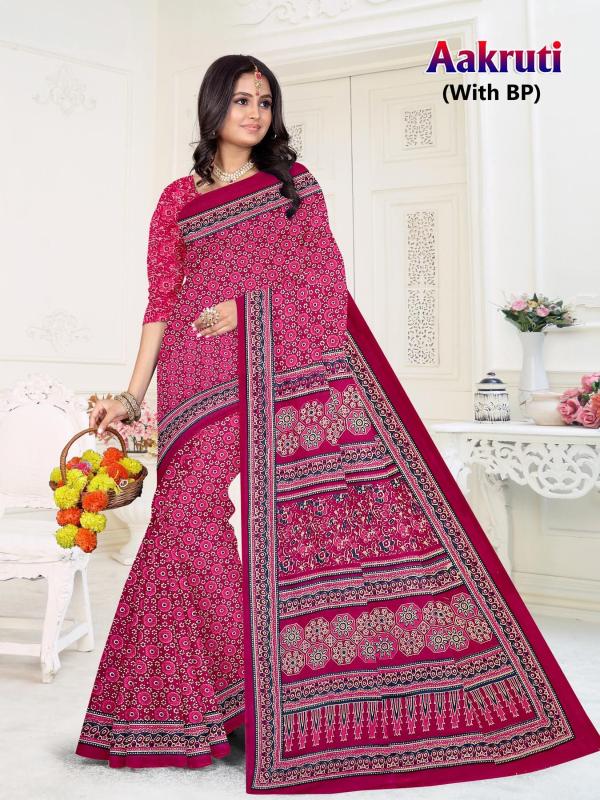 Devson aakruti cotton printed wholesale saree market in surat