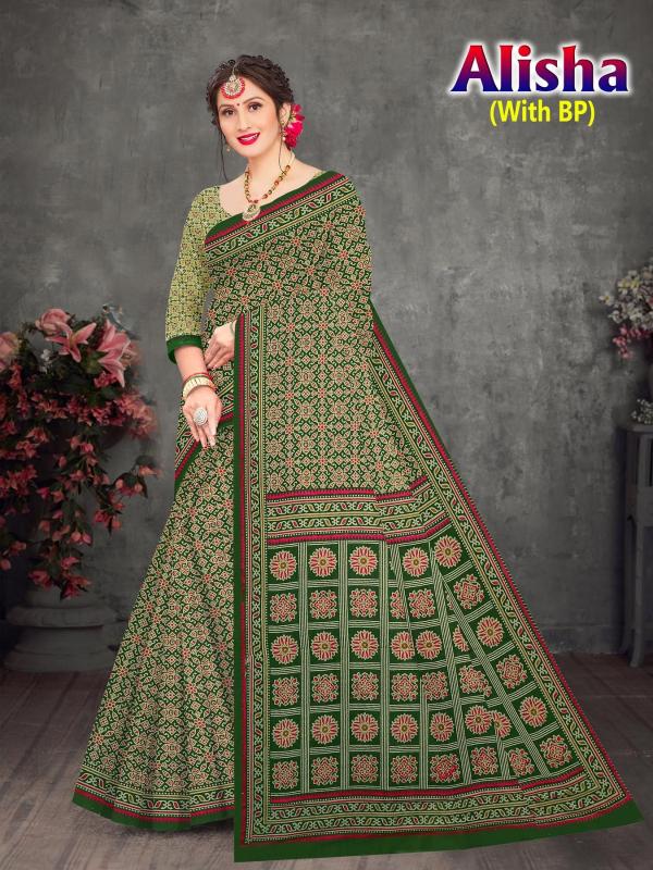 Devson alisha cotton printed surat wholesale sarees