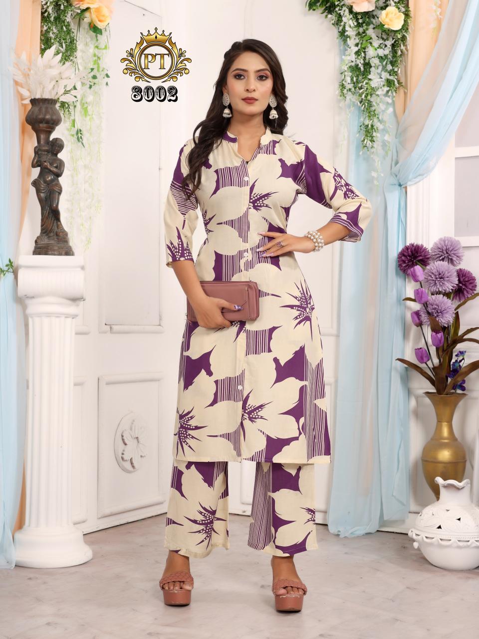 Dulhari vol 7 rayon odp print coord set kurti manufacturers in india