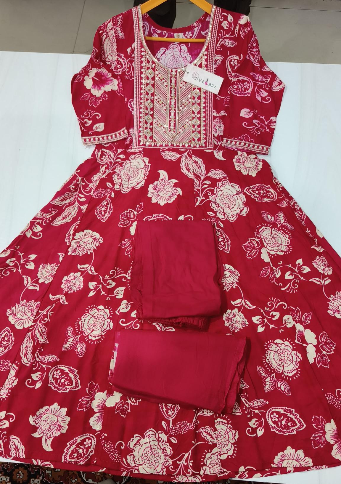 Dveeja fashion cindrella series kalli rayon foil print wholesale kurti manufacturers
