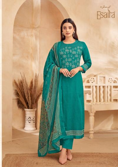 Esaira evara digital printed cotton dress material wholesale with price