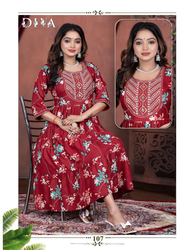 FT Diva vol.13 rayon screen print best kurti manufacturer in india