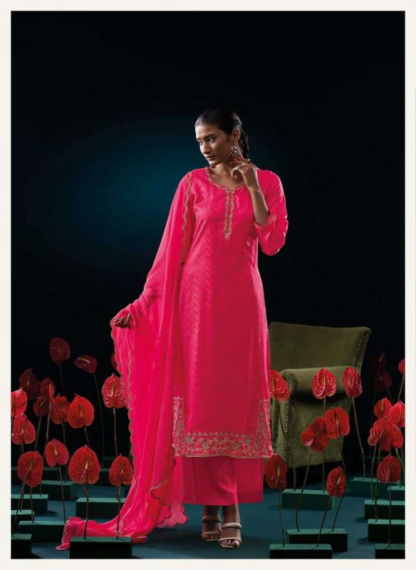 Ganga ferisha pure bemberg silk wholesale dress materials in surat